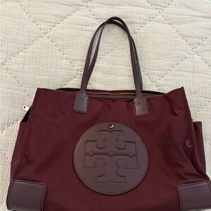 Tory Burch Deep Red Tote Bag